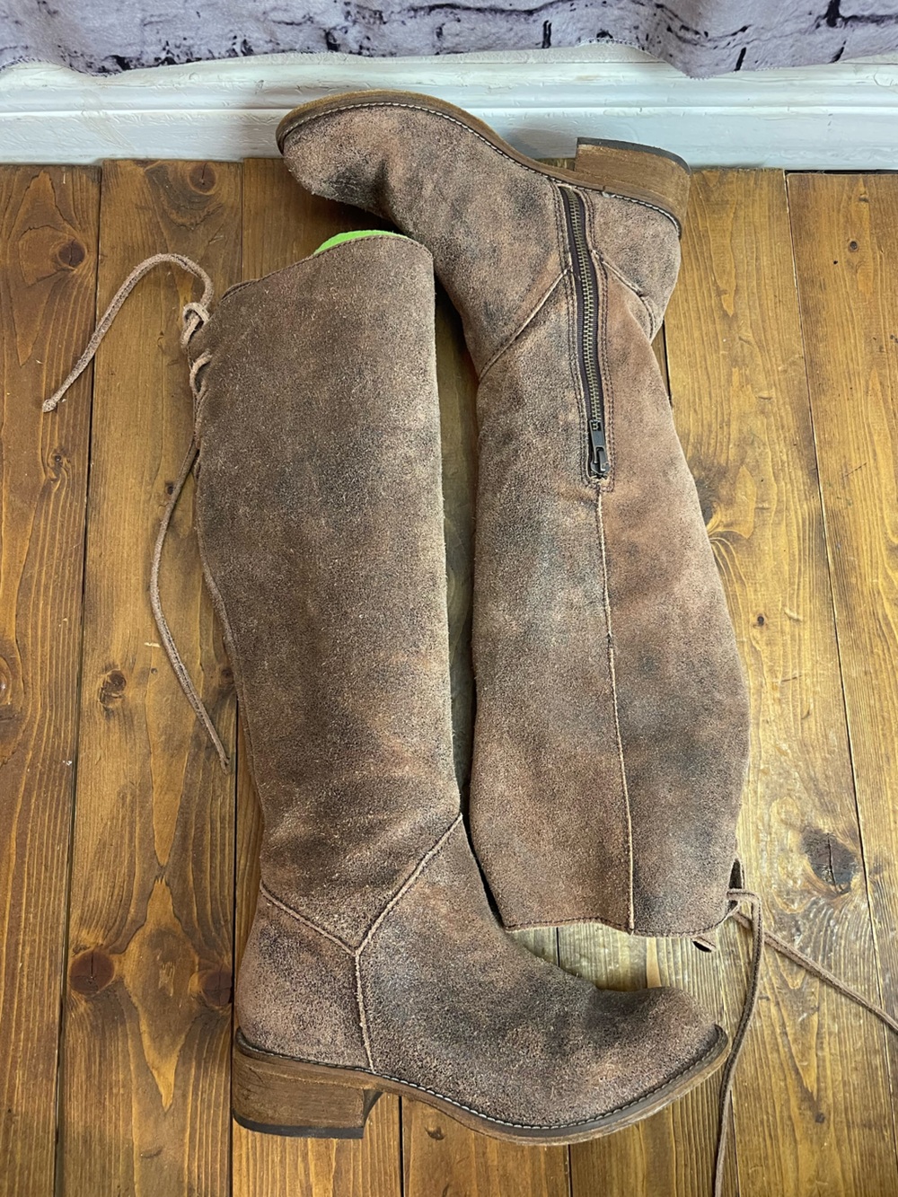 Corral Womens size 6 M brown suede tall boots - Picture 6 of 10